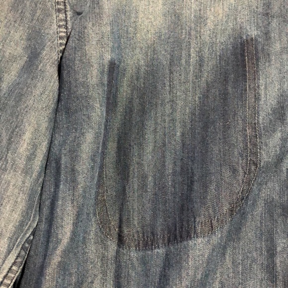 Rails Carter Dark Shadow Chambray Button-Up Shirt - Picture 7 of 12